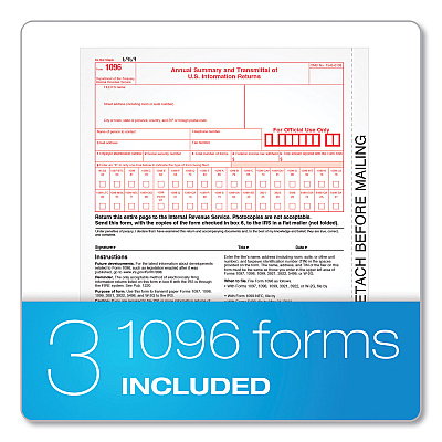 TOPS 5-Part 1099-DIV Tax Forms for Inkjet/Laser Printers, Five-Part Carbonless, 8 x 5.5, 2 Forms/Sheet, 24 Forms Total (TOP22973)