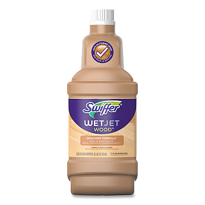 Swiffer WetJet System Cleaning-Solution Refill, Blossom Breeze Scent, 1.25 L Bottle, 4/Carton (PGC77133)