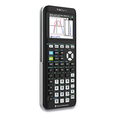 Texas Instruments TI-84 Plus CE Programmable Color Graphing Calculator, 10-Digit LCD, Black