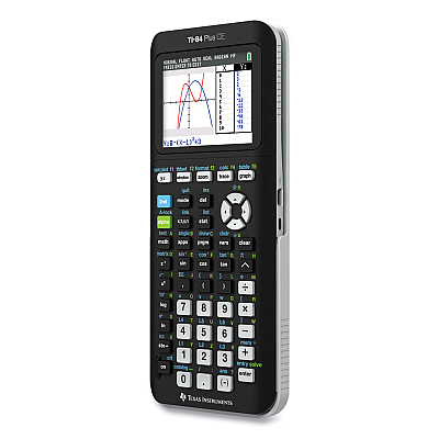 Texas Instruments TI-84 Plus CE Programmable Color Graphing Calculator, 10-Digit LCD, Black