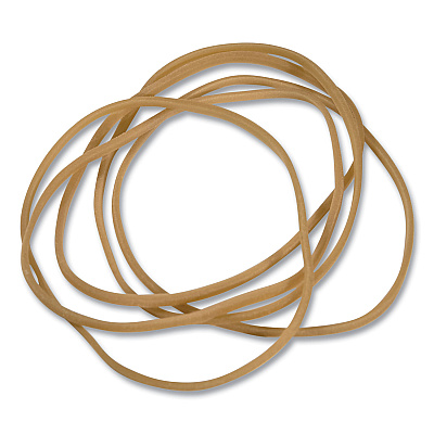Universal Rubber Bands, Size 18, 0.04" Gauge, Beige, 4 oz Box, 400/Pack (UNV00418)