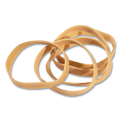 Universal Rubber Bands, Size 62, 0.04" Gauge, Beige, 1 lb Box, 490/Pack (UNV00162)