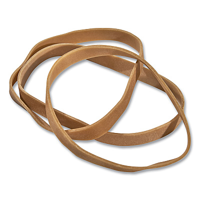 Universal Rubber Bands, Size 64, 0.04" Gauge, Beige, 1 lb Bag, 320/Pack (UNV00164)