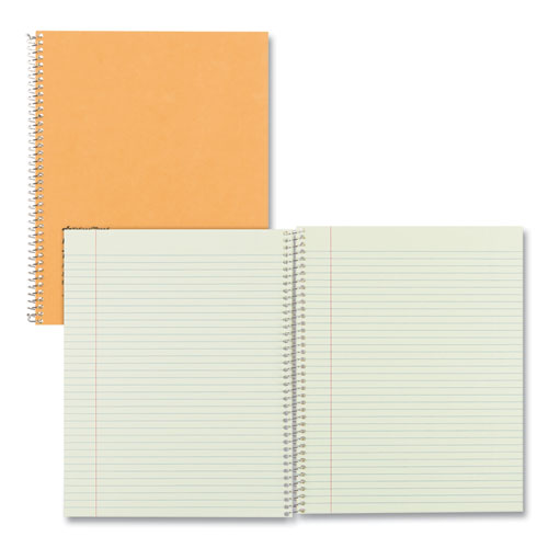 National Single-Subject Wirebound Notebooks, Narrow Rule, Brown Paperboard Cover, (80) 10 x 8 Sheets (33008)