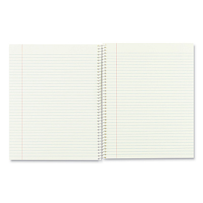 National Single-Subject Wirebound Notebooks, Narrow Rule, Brown Paperboard Cover, (80) 10 x 8 Sheets (RED33008)