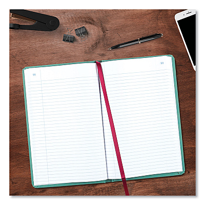 National Tuff Series Record Book, Green Cover, 12 x 7.5 Sheets, 500 Sheets/Book (REDA66500R)