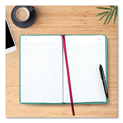 National Tuff Series Record Book, Green Cover, 12 x 7.5 Sheets, 150 Sheets/Book (REDA66150R)