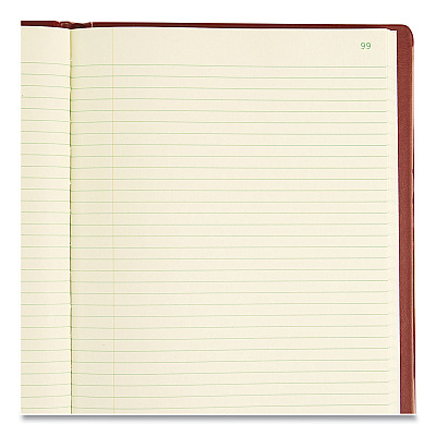 Rediform National Brand Red Vinyl Series Journal, 1-Subject, Medium/College Rule, Red Cover, (300) 10 x 7.75 Sheets (RED57231)