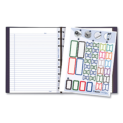Blueline MiracleBind Notebook, 1-Subject, Medium/College Rule, Purple Cover, (75) 9.25 x 7.25 Sheets (REDAF915086)