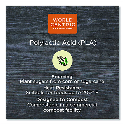 World Centric PLA Clear Cold Cups, Souffle, 2 oz, Clear, 2,000/Carton (WORCPCS2S)