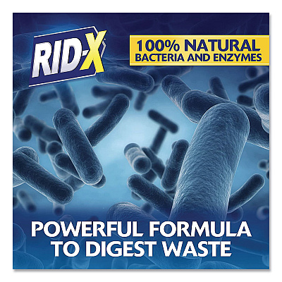 RID-X Septic System Treatment Concentrated Powder, 19.6 oz, 6/Carton (RAC80307)