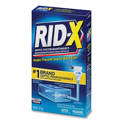 RID-X Septic System Treatment Concentrated Powder, 9.8 oz, 12/Carton (RAC80306)