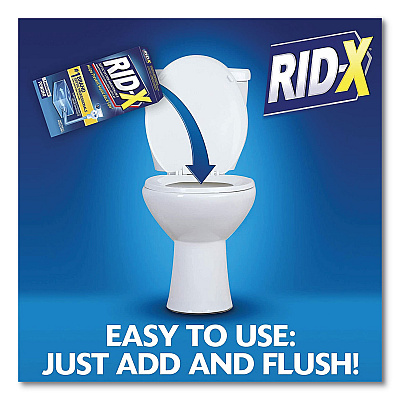 RID-X Septic System Treatment Concentrated Powder, 19.6 oz, 6/Carton (RAC80307)