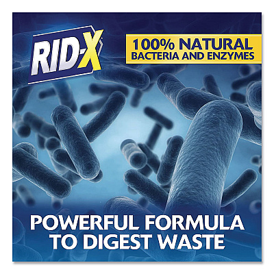 RID-X Septic System Treatment Concentrated Powder, 9.8 oz, 12/Carton (RAC80306)