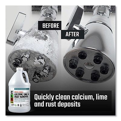 CLR PRO Calcium, Lime and Rust Remover, 1 gal Bottle (JELCL4PROEA)