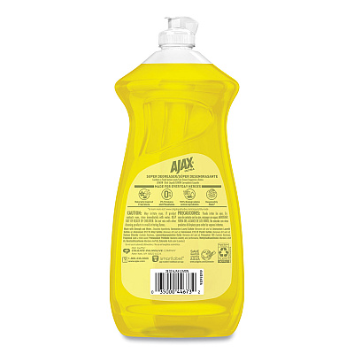 Ajax Dish Detergent, Lemon Scent, 28 oz Bottle (AJA144673)