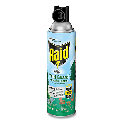 Raid Yard Guard Fogger, 16 oz Aerosol Spray, 12/Carton (377977)