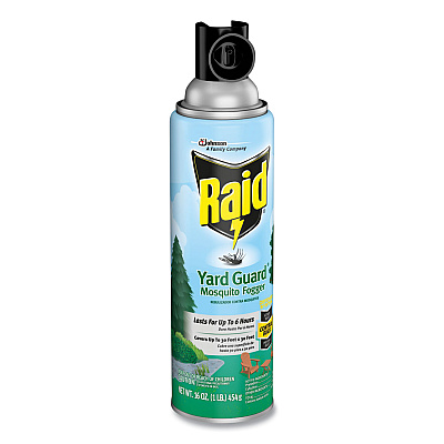 Raid Yard Guard Fogger, 16 oz Aerosol Spray, 12/Carton (377977)