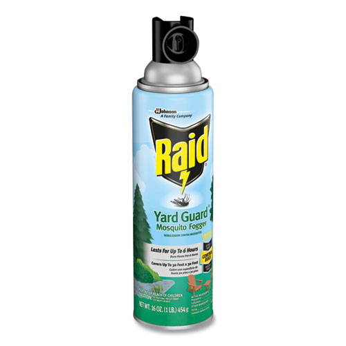 Raid Yard Guard Fogger, 16 oz Aerosol Spray, 12/Carton (617825)