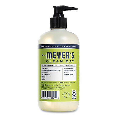 Mrs. Meyer's Clean Day Liquid Hand Soap, Lemon Verbena Scent, 12.5 oz (SJN373205EA)