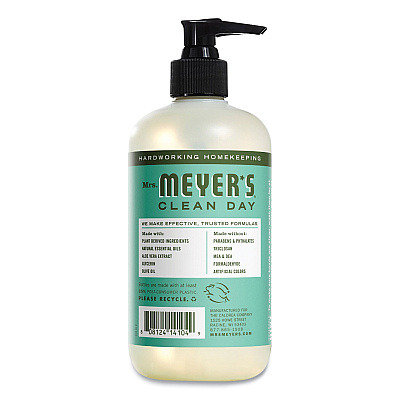Mrs. Meyer's Clean Day Liquid Hand Soap, Basil Scent, 12.5 oz (SJN651344EA)