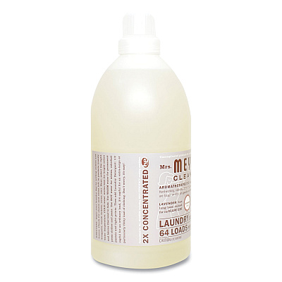Mrs. Meyer's Liquid Laundry Detergent, Lavender Scent, 64 oz Bottle (SJN370730EA)