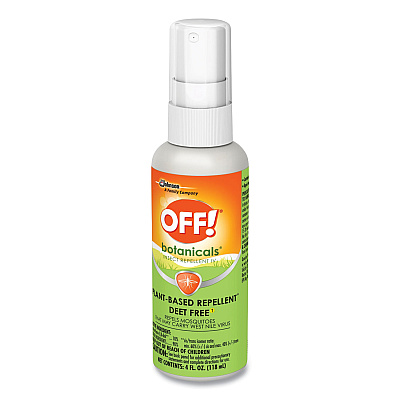 OFF! Botanicals Insect Repellent, 4 oz Bottle, 8/Carton (SJN694971)