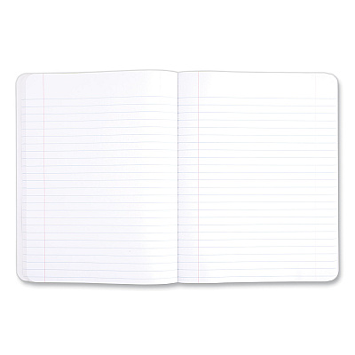 Mead Square Deal Composition Book, 3-Subject, Wide/Legal Rule, Black Cover, (100) 9.75 x 7.5 Sheets, 12/Pack (MEA72936)