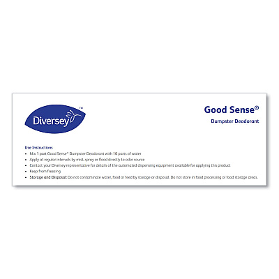 Diversey Good Sense Dumpster Deodorant, Cherry, 5 gal (DVO95618635)