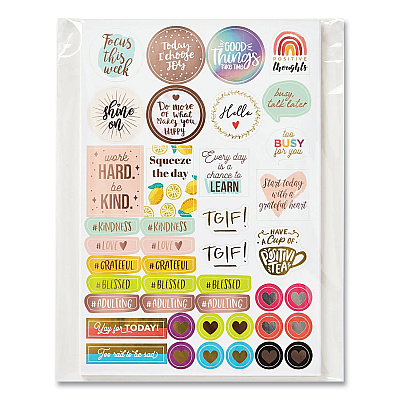 Avery Planner Sticker Variety Pack, Budget, Fitness, Motivational, Seasonal, Work, Assorted Colors, 1,744/Pack (AVE6785)