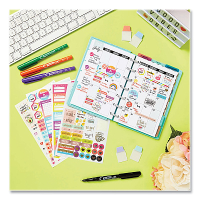 Avery Planner Sticker Variety Pack, Budget, Fitness, Motivational, Seasonal, Work, Assorted Colors, 1,744/Pack (AVE6785)