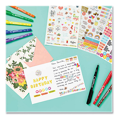 Avery Planner Sticker Variety Pack, Budget, Fitness, Motivational, Seasonal, Work, Assorted Colors, 1,744/Pack (AVE6785)