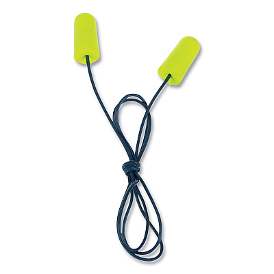 3M E-A-Rsoft Metal Detectable Soft Foam Earplugs, Corded, 32 NRR, Poly Bag, 200 Pairs/Box (MMM3114106)