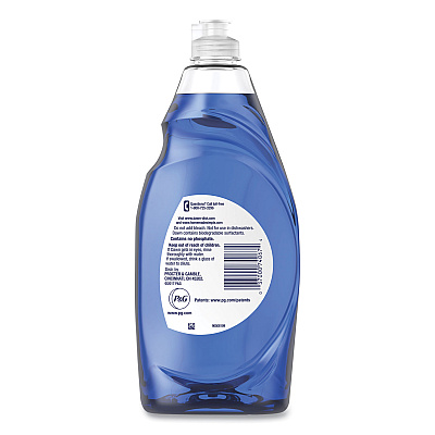 Dawn Platinum Liquid Dish Detergent, Refreshing Rain Scent, (3) 24 oz Bottles Plus (2) Sponges/Carton (PGC49041)