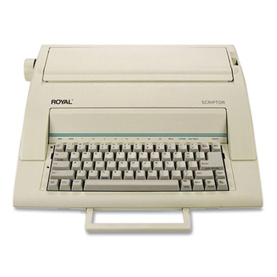 Royal Consumer Scriptor AC Power Typewriter, 12 cps (RBMROYALTYPEWRI)