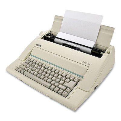 Royal Consumer Scriptor AC Power Typewriter, 12 cps (RBMROYALTYPEWRI)