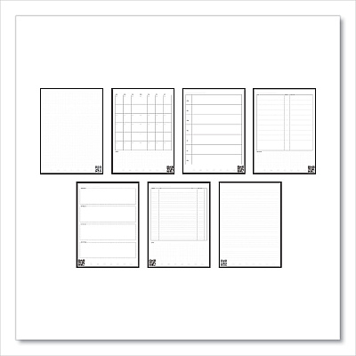 Rocketbook Fusion Smart Notebook, Seven Assorted Page Formats, Teal Cover, (21) 11 x 8.5 Sheets (RKBFLRCCCEFR)