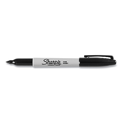 Sharpie Fine Tip Permanent Marker, Fine Bullet Tip, Black, 24/Pack (SAN2042918)