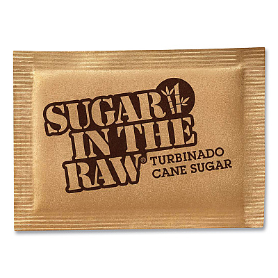 Sugar in the Raw Sugar Packets, 0.18 oz Packet, 600/Carton (SMU50392)