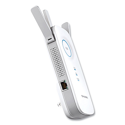 TP-Link RE450 AC1750 Wi-Fi Range Extender, 1 Port, Dual-Band 2.4 GHz/5 GHz