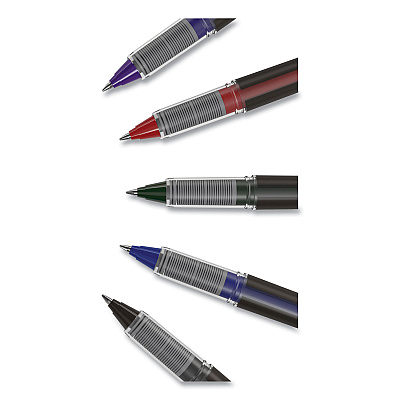 TRU RED Roller Ball Pen, Stick, Fine 0.5 mm, Assorted Ink and Barrel Colors, 3/Pack (TUD58251)