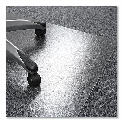 Floortex Cleartex Ultimat Polycarbonate Chair Mat for High Pile Carpets, 60" w x 48" l, Clear (FLRER1115227ER)