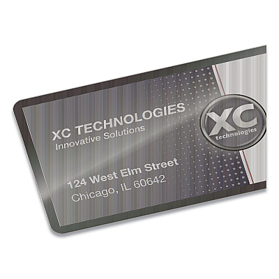 Fellowes Self-Adhesive Laminating Pouches, 5 mil, 3.88" x 2.38", Gloss Clear, 5/Pack (FEL5220101)