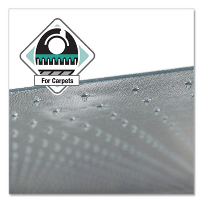 Floortex Cleartex Ultimat Polycarbonate Chair Mat for Low/Medium Pile Carpet, 48" w x 79" l, Clear (FLRER1120023ER)