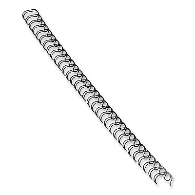 Fellowes Wire Bindings, 5/16" Diameter, 50 Sheet Capacity, Black, 25/Pack (5255201)