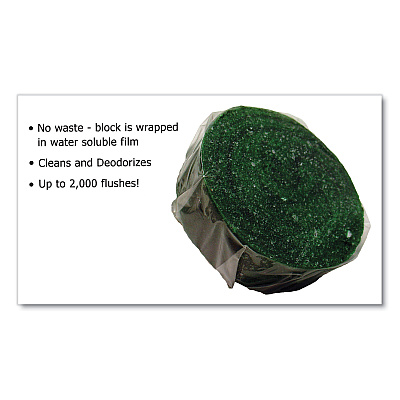 Fresh Products Eco-Fresh Urinal Block, Non-Para, Green Apple, Green, 12/Box, 12 Boxes/Carton (FRSEUB144CF)