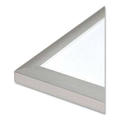 U Brands Melamine Dry Erase Board, 23 x 17, White Surface, Silver Frame (UBR030U0001)