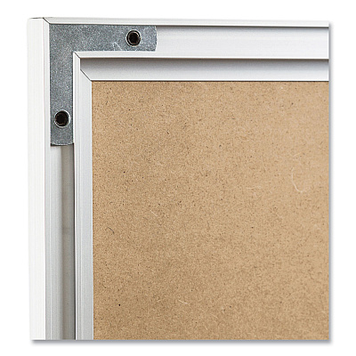U Brands Melamine Dry Erase Board, 23 x 17, White Surface, Silver Frame (UBR030U0001)