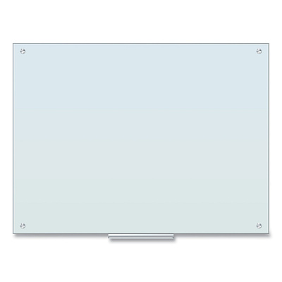 U Brands Glass Dry Erase Board, 47 x 35, White Surface (UBR121U0001)