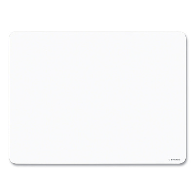 U Brands Double-Sided Dry Erase Lap Board, 12 x 9, White Surface, 10/Pack (UBR483U0001)
